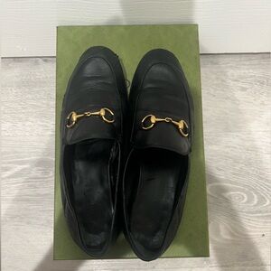 Women's Gucci Horsebit Loafer Black Size 37.5